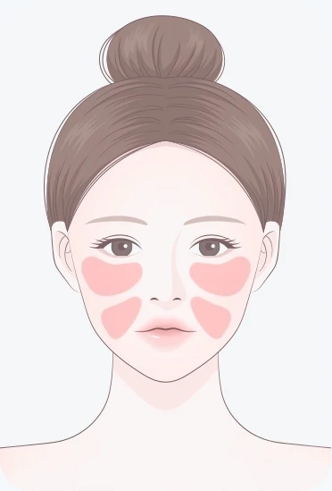 울쎄라 치료 부위 검토 — 앞광대와 팔자 주변